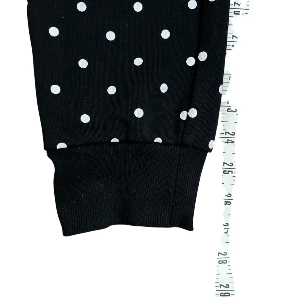 Adam Selman Sport Polka Dot Jogger Sweatpants Black White XS - Picture 11 of 12